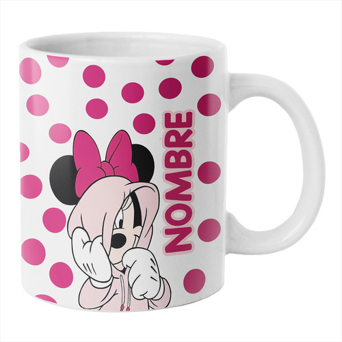 Taza Minnie Mouse Personalizada Con Tu Nombre