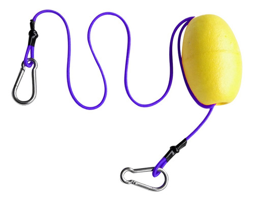 Imagen 4 de 6 de Línea De Tiro De Remolque De Kayak Amarillo + Púrpura