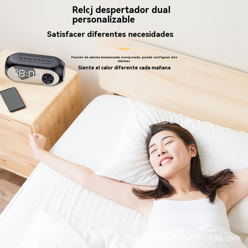 Mini Reloj Portátil Con Altavoz Bluetooth