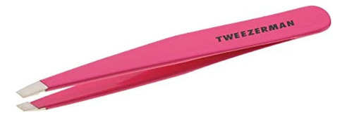 Tweezerman Pinza Inclinada De Acero Inoxidable (rosa)