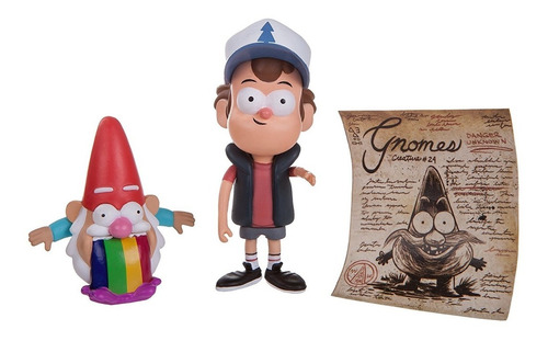 Dipper Pines & Barfing Gnome Gravity Falls Figuras Jazwares