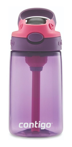 Garrafinha Infantil Com Canudo Contigo ® Kids Rosa