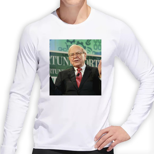 Remera Hombre Ml Warren Buffet El Mejor Inversor Finanzas M4