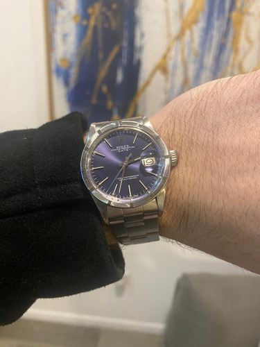 Imagen 2 de 6 de Reloj Rolex Oyster Perpetual Date Acero Coleccion Ref15010