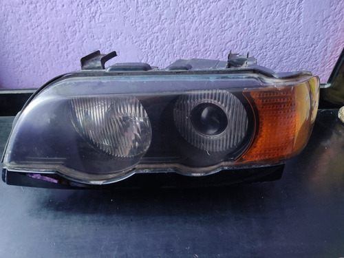 Faro Bmw X5 2002 2003 2004 2005 Original C/moldura Luz Xenon