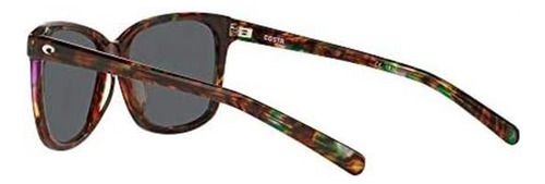 Costa Del Mar Womens May Polarized Round Anteojos De Sol, Sh
