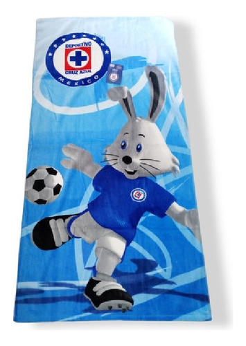 Toalla De Baño Equipo Cruz Azul Pelota