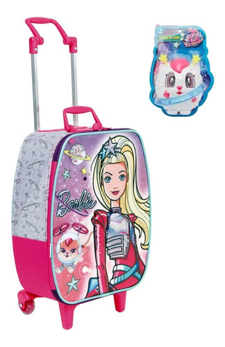 Mochila Mala Malinha Barbie Aventura Escolar Infantil Tam G