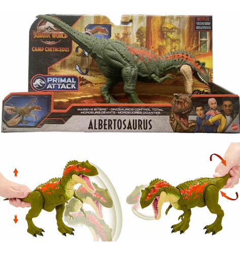 Dinosaurio Albertosaurio Jurassic World Primal Attack