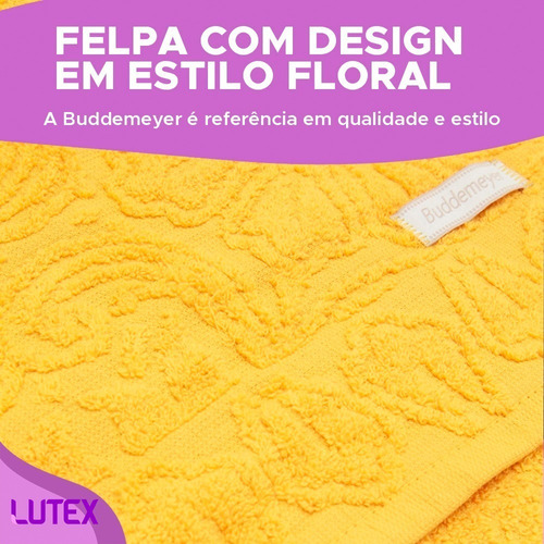 Imagem 2 de 6 de Toalha De Banho Florentina Floral 100% Algodão Buddemeyer