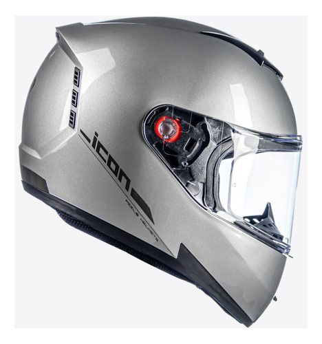 Capacete Moto Peels Icon Classic Sem Óculos Interno Cor Grafite brilho Tamanho do capacete 60