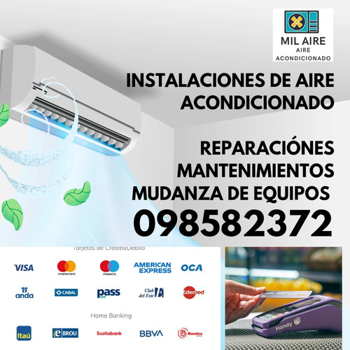 Aire Acondicionado-instalaciones-carga De Gas-reparaciones