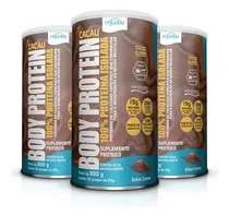 Comprar Kit 3 Body Protein Equaliv 600g Cacau. Sabor Cacau