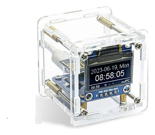 Esp8266 Reloj Wifi Electrónica Diy Kit Soldar