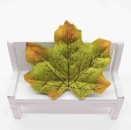 Imagem 4 de 5 de Kit De Folhas Artificiais Maple Plátano Canadenses 150fls