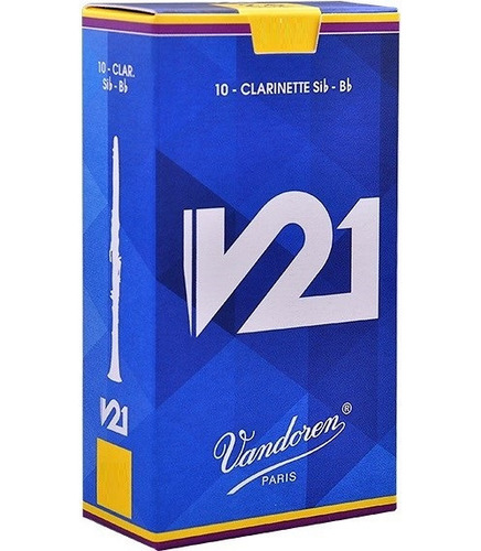 Palhetas Vandoren V21 Clarineta (cx Com 10) Nº 2,5 - 3 - 3,5