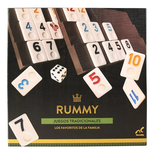Juego De Mesa Rummy Fichas Tercias O Corridas Juego Clasicos