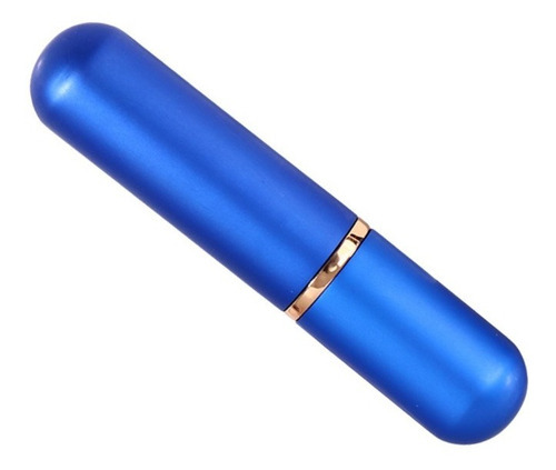 Inalador Nasal Óleo Essencial Difusor Metal Alumínio Premium Cor Azul