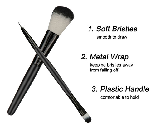 Kit De Pincéis De Maquiagem De 18 Peças Para Foundation Powd