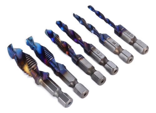 Ba Kit Combinado De Taladro Y Grifo De Vástago Hexagonal,