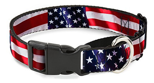 Buckle-down American Flag Vivid Cerrar Martingale Dog 0w6m1