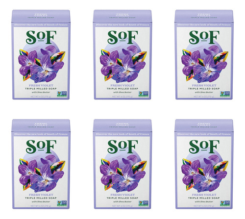 Sof Body Care - Jabón De Barra Violeta Fresca (anteriormen.