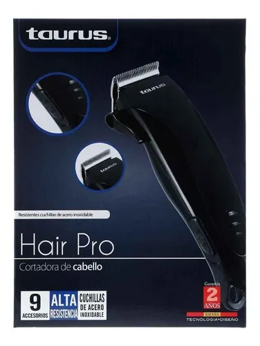 Cortadora De Pelo Taurus Hair Pro 9 Con Accesorios 12 W