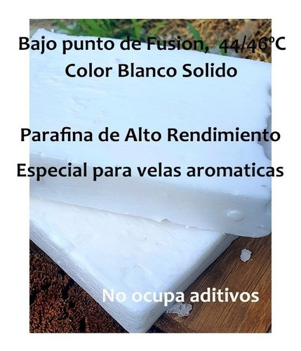 Imagen 3 de 4 de Parafina Suave Especial Velas Aromaticas Y Recipientes 25kg