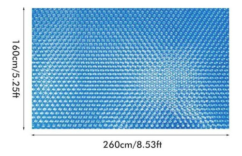 La Cubierta Solar Azul Para Piscina Cubre Paños De Baño Para