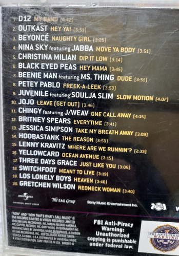 Cd That's What I Call Music 16 Made In Usa Como Nuevo 