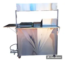 Comprar Carro Tres Puesto Con Plancha, Freidora Y Baño María
