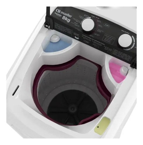 Lavarropas Automático Mueller Pop Mati 8kg 220v Color Blanco