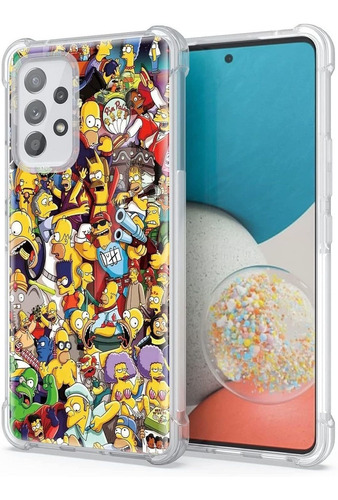 Funda Para Samsung Galaxy A53 5g The Simpsons Reforzada