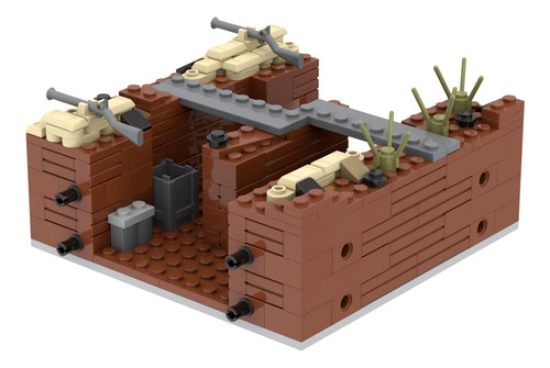 Juego De Bloques De Construcción Militares Mooxi Ww2 Charge 