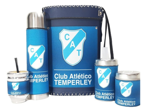 Kit De Mate Set Matero Personalizado Club Temperley Futbol