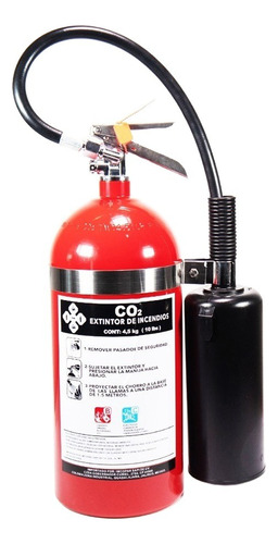 Extintor Co2 Marca Par Para Fuego Bc De *4.5 Kgs - 10 Lbs*