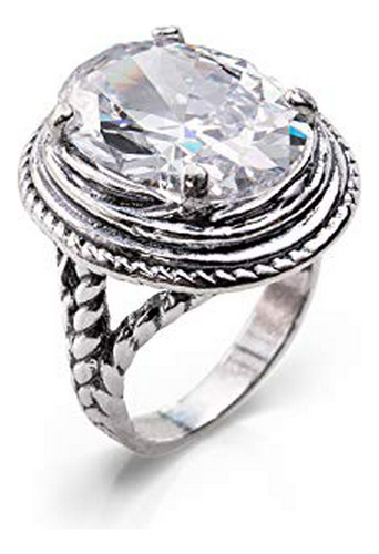 Anillos De Promesa - Diva Cubic Zirconia 925 Sterling Silver