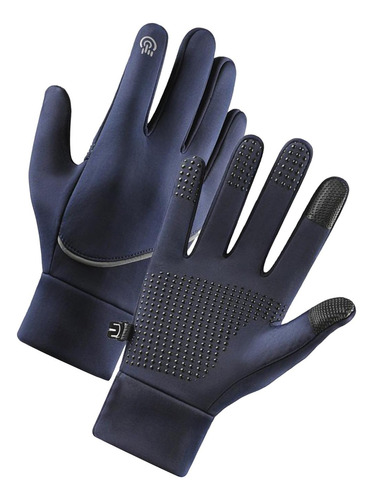 Guantes De Invierno Con Pantalla Táctil, Azul Talla M