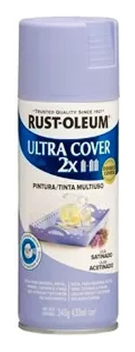 Pintura Aerosol Ultra Cover 2x Lila Satinado 340gr Rust Oleu