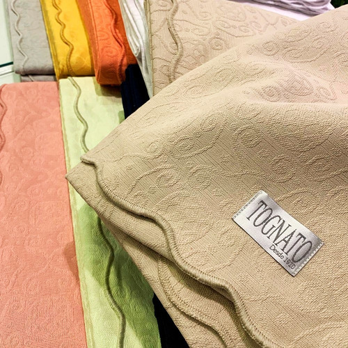 Imagem 6 de 7 de Colcha Piquet Jacquard Solteiro 100% Algodão Tognato Capela