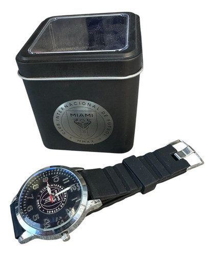 Reloj P' Caballero Y Cartera Inter-miami- Con Estuche Gratis
