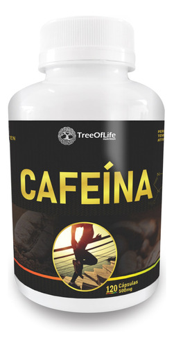 Cafeína Pura 120 Cápsulas 500mg Tree of Life