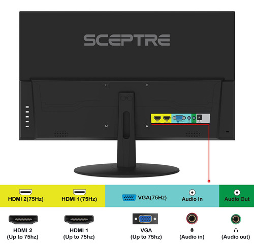 Sceptre E249w-fpt Monitor Led 24 Pulgadas 1080p Mmg