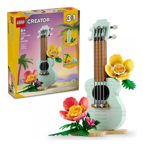 Lego 3 En 1 Creator 31156 Ukelele 387 Piezas