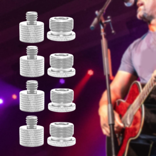 Adaptador De Rosca De Micrófono De 8 Piezas Para Montaje De