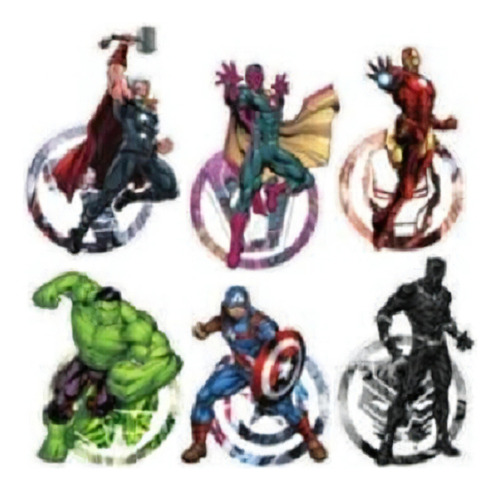 Kit Decoração Vingadores Avengers Display Painel