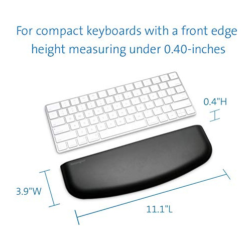 Reposamuñecas Ergosoft De Kensington Para Teclados Compactos