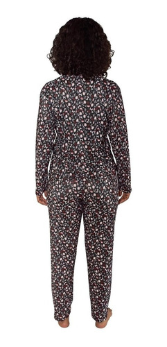 Imagem 4 de 8 de Combo 2 Pijama Frio Calça Camisa Manga Longa Liganete
