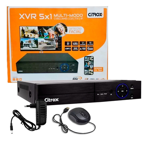 Gravador Digital Xvr 5x1 Dvr 16 Canais Gravação Contínua Ppa