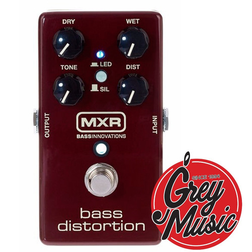 Pedal De Efecto Mxr M85 Bass Distortion P/ Bajo